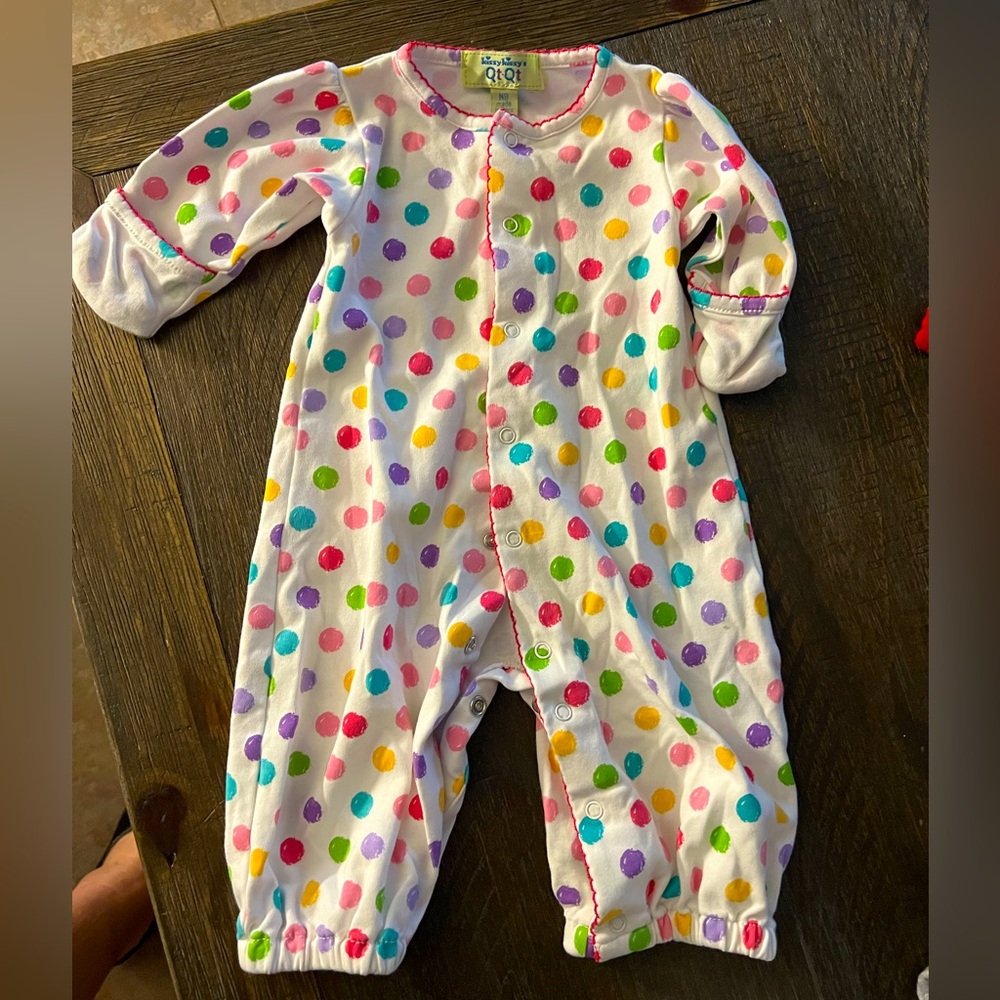 Kissy kissy qt qt Nb Romper